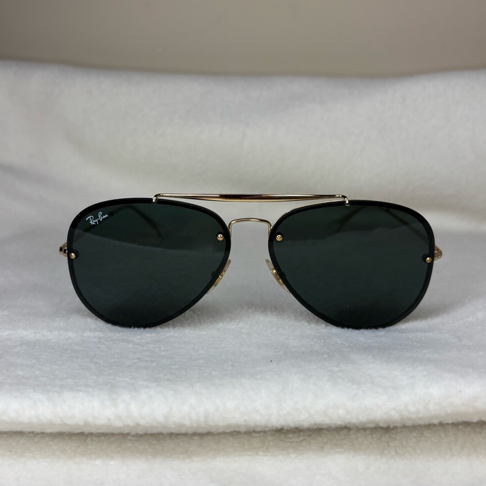 Ray-Ban Gold Frame Aviator Sunglasses